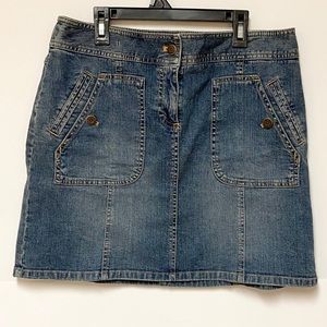 Loft Ann Taylor Denim Skirt, Jean Skirt
